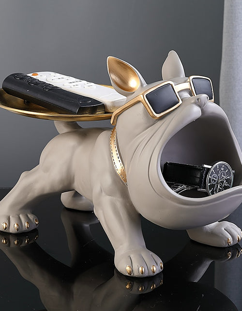 Load image into Gallery viewer, Cool Bulldog Key and Jewelry Storage
