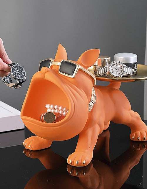 Load image into Gallery viewer, Cool Bulldog Key and Jewelry Storage
